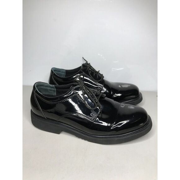 Thorogood Black Patent Leather Oxfords Lace Work Shoes Men’s sz 10.5M US/43.5EU main image 5